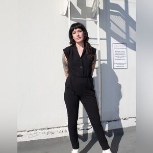 Nooworks Black Magic Suit jumpsuit NWT